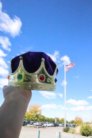 King Charles will be up next to receive the crown.