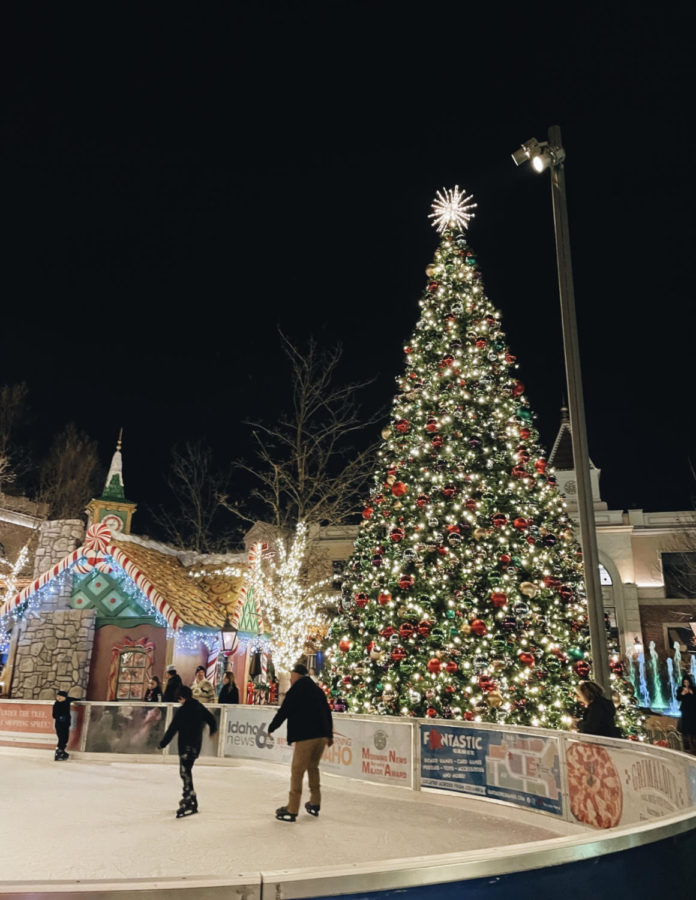 Whether someone begins celebrating Christmas before or after Thanksgiving, the tree located at The Village at Meridian is sure to inspire some holiday spirit.