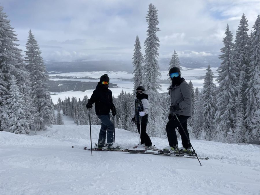 The Snooks family enjoys skiing together at Tamarack during the winter. 