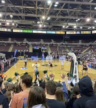 Last year, Eagle High students cheered on the basketball team as they played in the State competition.