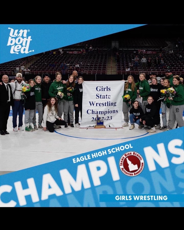 The 2022-2024 girls’ wrestling team won the state title on Feb. 25 