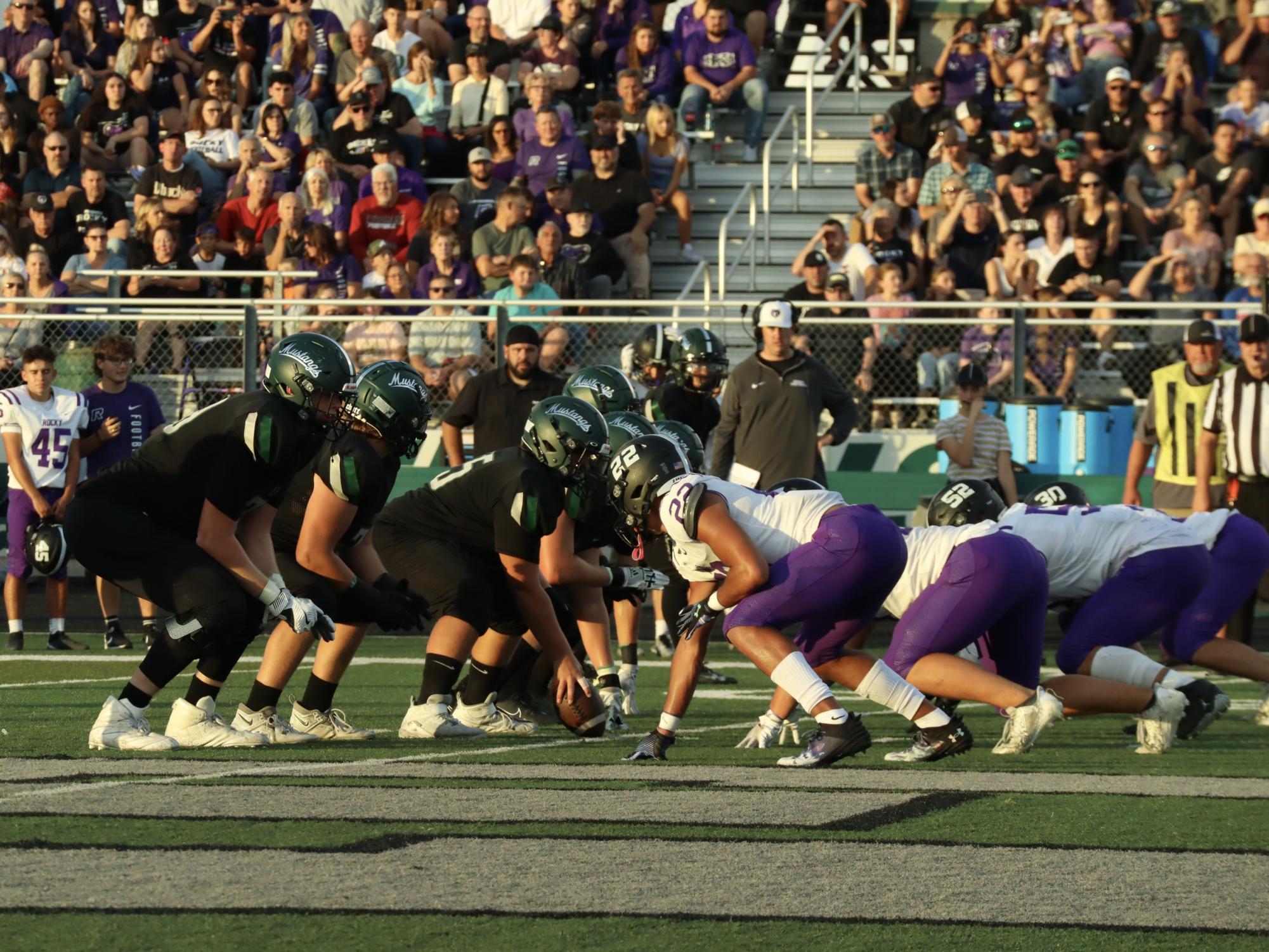 The Meridian High vs. Eagle High game turned out to be a massive win for the Mustangs.  