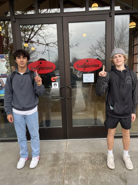 Most teenagers get their first jobs in high school. A great first job for a student at Eagle High is Sodalicious or any fast-food restaurant. Sophomore Austin Hartnett and sophomore Hunter Hales have experience working at a fast-food restaurant.