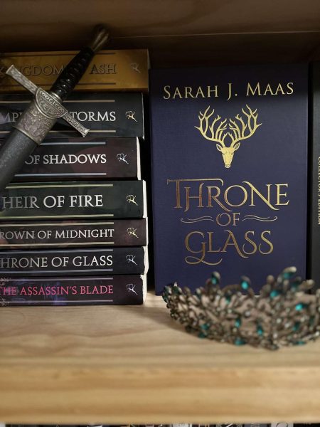 As the air chills, enjoy one of the books of the Month “Throne of Glass” by Sarah J. Maas.  A mystery of witches and Kings will live up the winter months.  