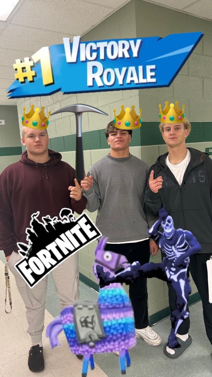 Senior Davis Harsin, senior Makeo Sneddon and junior Anthony Toomey play Fortnite often and achieve Victory Royales. They miss OG Fortnite and are happy that OG Fortnite made a comeback, even though it was temporary.