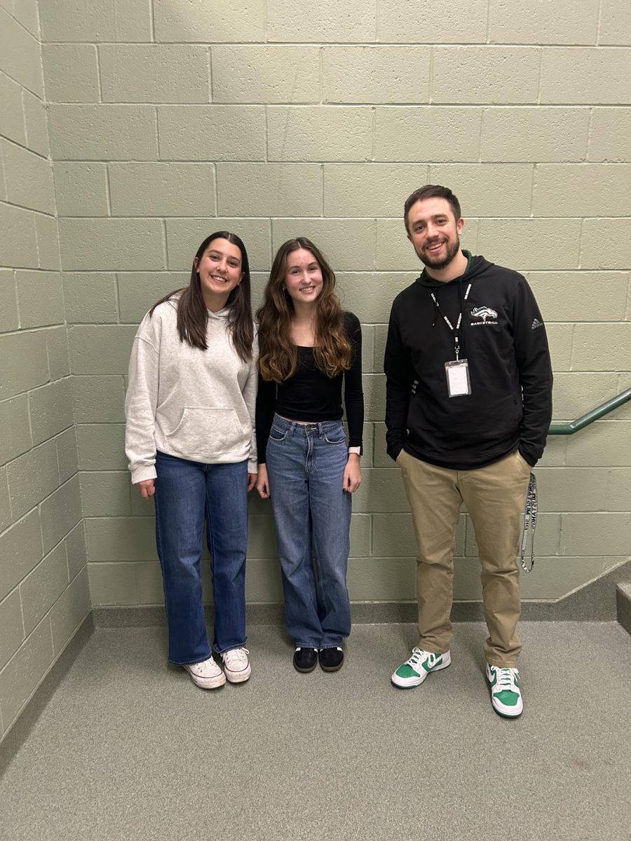 Sophomores Alaina Tiner and Rachel McLaren both took AP Human Geography. Taught by Teacher Kyle Vester, it is a class many freshmen and sophomores take as their first AP class at Eagle High. 