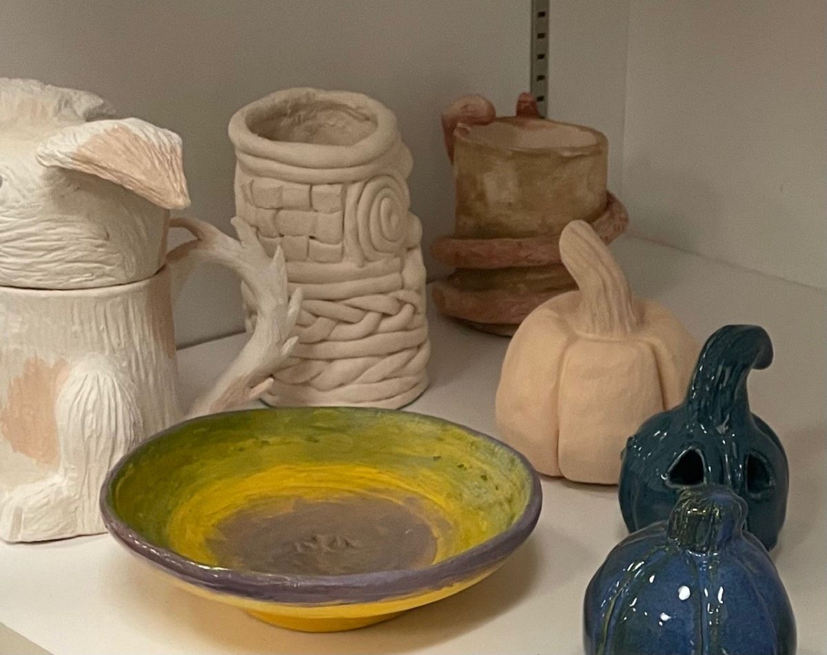 Students in pottery club make incredible designs. They make things like bowls and plates or just sculptures of their favorite things. 
