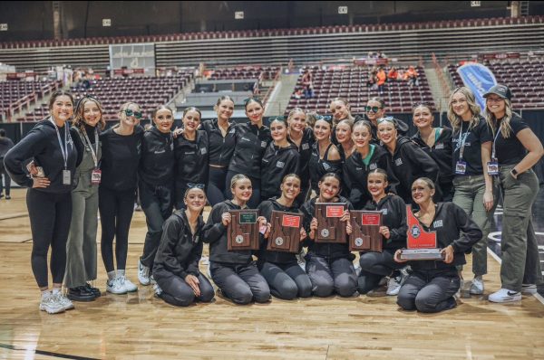The Eagle Lightning Dance Team competed in the state tournament on Feb. 17. They came up just short placing second to Owyhee High. 
