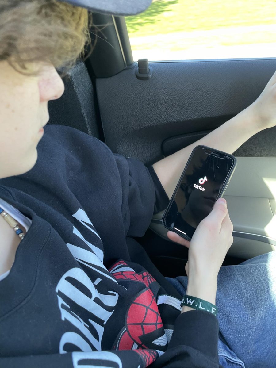 Eagle High Sophomore Brayden Sweet enjoys not only creating content on TikTok but also watching it regularly. He uses TikTok as a source of entertainment and fun! 
