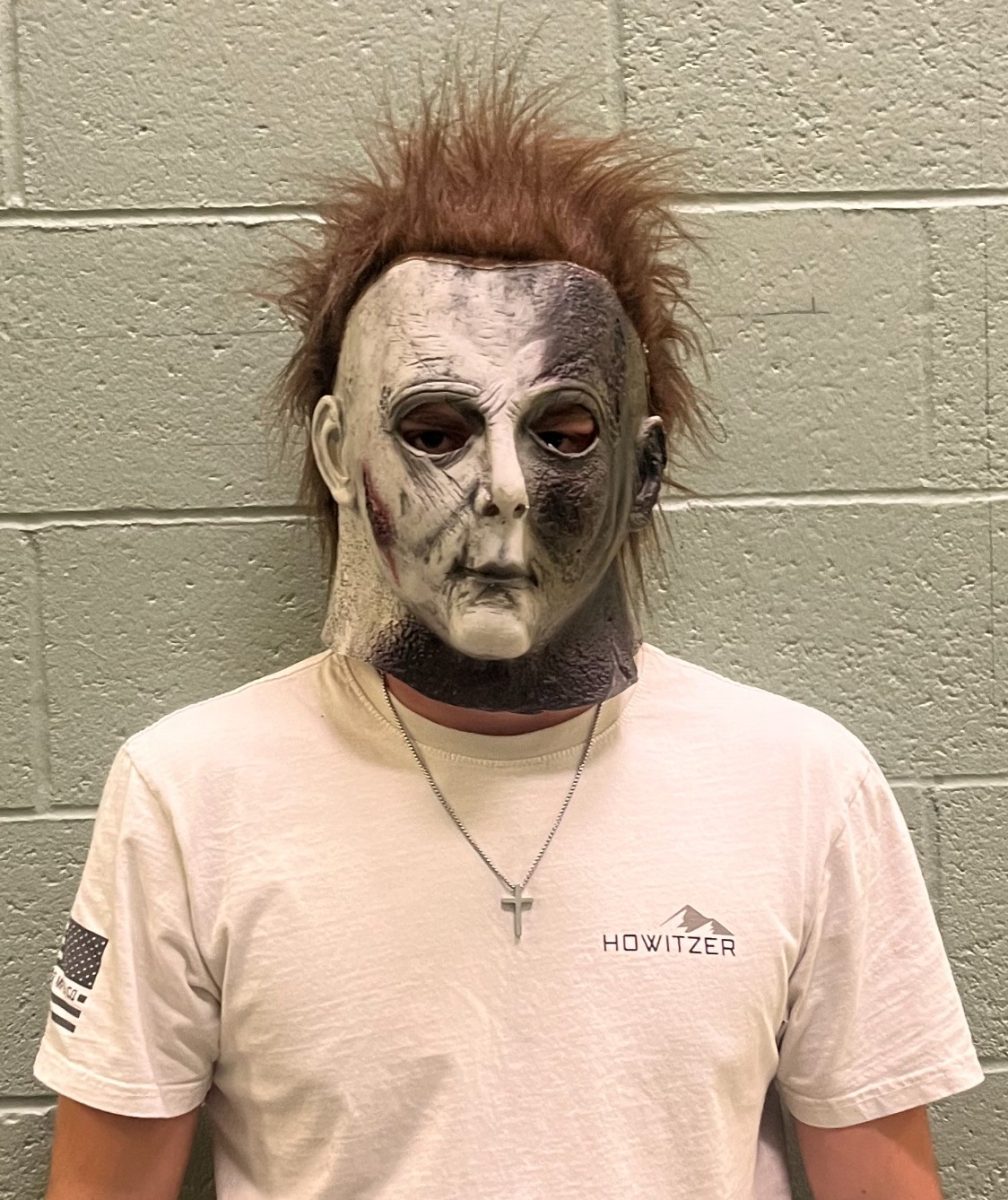 Junior Mathew Hergenreder is dressing up as Michael Meyers for Halloween. He is exited to scare people.