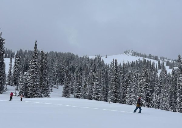 Tamarack is one of the ski resorts students like to frequently visit during the winter months for family-friendly slopes and relaxation. The snow after a huge storm piles high as people enjoy the fresh winter air. 