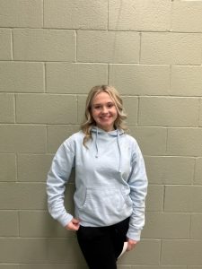 Freshman McKinley Boehler loves to put her all into her school work. She tries to put the work in today so that her high school career is set up for success. 