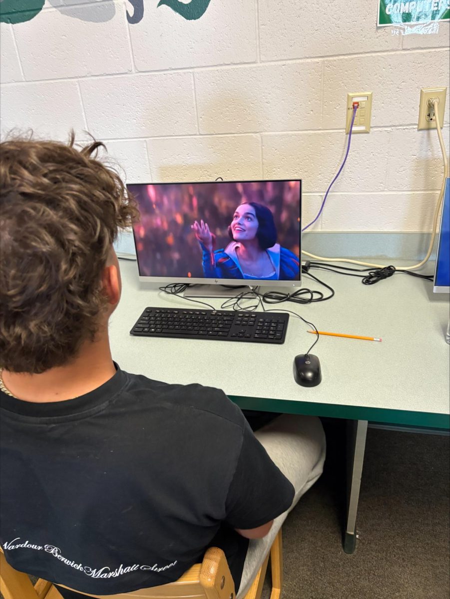 Senior Ben Peters watches the new live action Snow White movie. This movie was one of Disney’s most underperforming live action remakes. 