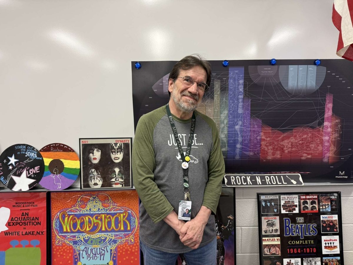 Mike Corbett plans to retire after this school year. He has spent thirty-five years as a teacher and has a distinguished career. He is loved by his students at Eagle High.  