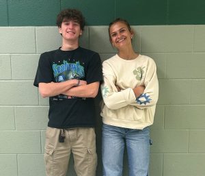 Senior co-presidents Ray Gauthier and Sarah Kemp try to bring their positive light to the Student Council classroom and strive to uplift those around them. They look forward to getting to know the new Stuco members this year. 