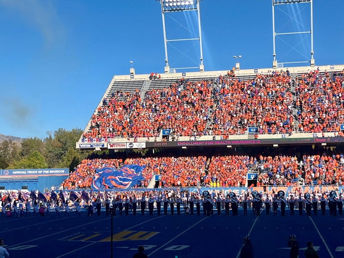 The Boise State football team is kicking off their season with strong fan spirit. They are currently ranked 3-1. 