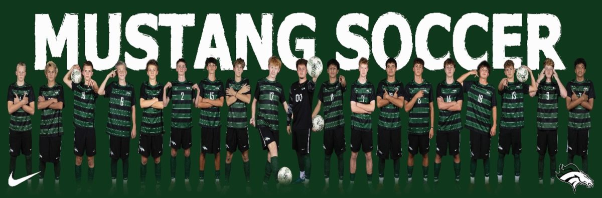 The Graphic Design 3 team gains district recognition for their astounding work on media day. The team oversees the composition of promotion posters for all sports. Mustang Soccer is one of the many they completed this past September. 