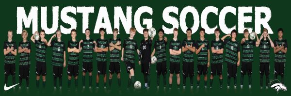The Graphic Design 3 team gains district recognition for their astounding work on media day. The team oversees the composition of promotion posters for all sports. Mustang Soccer is one of the many they completed this past September. 