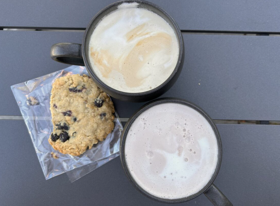 The new coffee house, Salt and Light, has a good selection of fall drinks. For example, they have some tasty hot cocoa and pumpkin spice lattes.