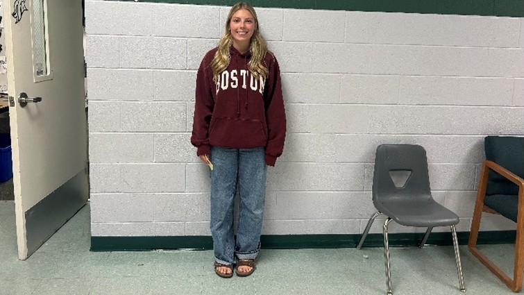 Junior Nicola Forbess balances swim and softball all while getting good grades in school. She has a rigorous class schedule and performs in all aspects of her life.