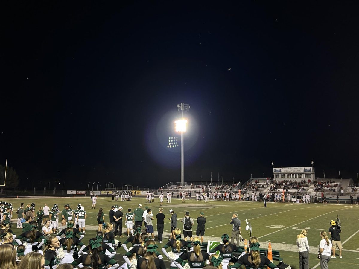 One of the most exciting football games of the season took place on Sept. 19. At the homecoming game the crowd was screaming, coaches were yelling and the football players were earning their win against Boise High.