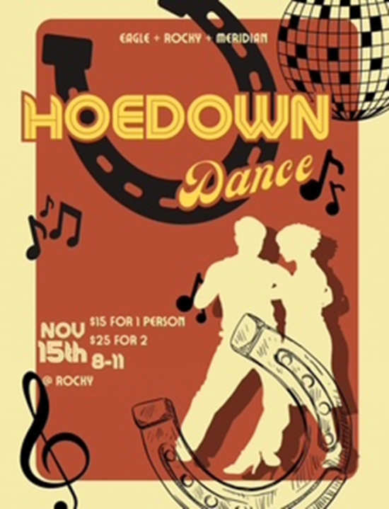 Rocky Mountain High is hosting the first ever Hoedown. Eagle High, Rocky Mountain High and Meridan High are combining to create a fun and exciting event on Nov. 15 for all students to put on their cowboy boots and embrace this unique event.