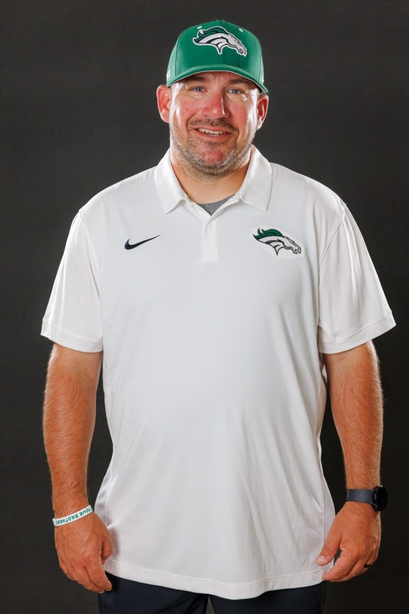 New teacher Zach Farnam teaches health professions, college health and advanced weightlifting at Eagle High. Farnam is also a defensive coordinator for Eagle High’s varsity football team.