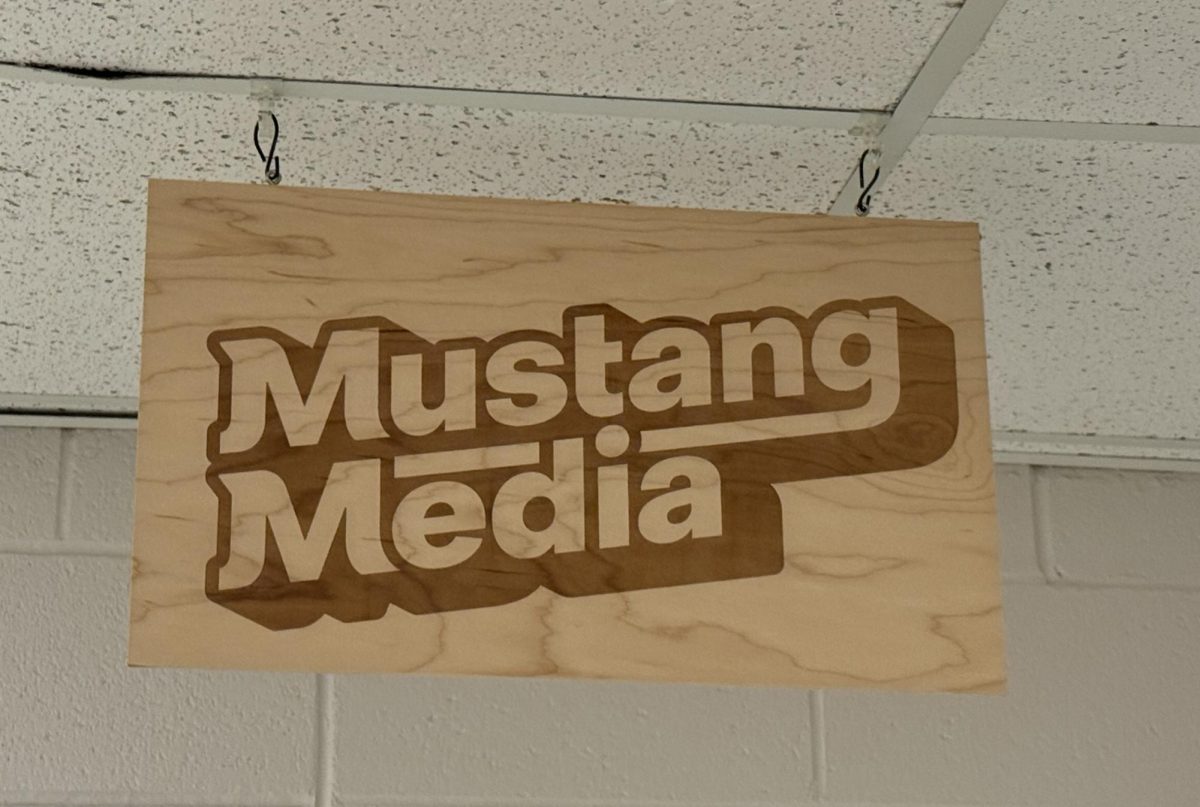 Mustang Media is responsible for creating posts for what is going on at school. They create sports schedules, game highlights, class spotlights and other fun media to post on the school’s various accounts.