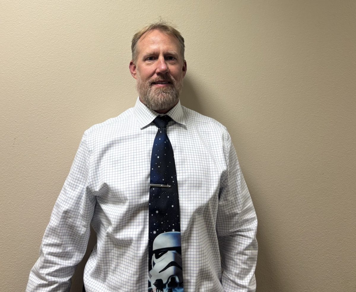 Mark Simensen is Eagle High’s new sophomore vice principal. This is his first year working at Eagle High, and he is eager to meet all students and help out in any way he can.