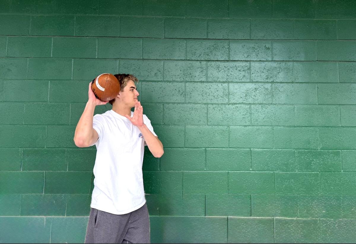 Junior Luke Sampson’s favorite football player is Matthew Stafford. Stafford is the MVP of the National Football League. He did this by getting 4,707 passing yards, 46 touchdowns and a 109.2 passer rating.