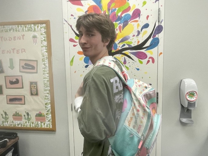 A student’s backpack can in many ways represent a student’s habits and lifestyle. Eagle High students have diverse items and levels of organization inside of their backpacks.