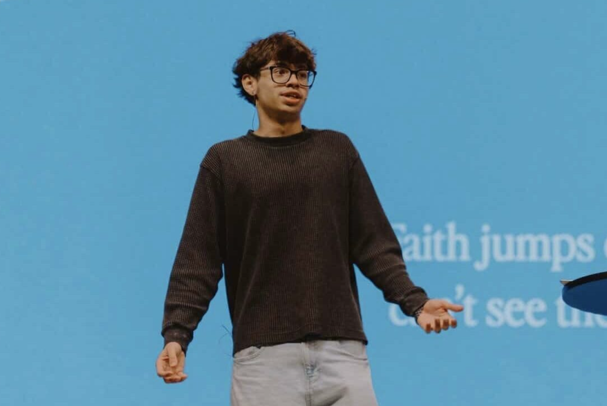 Junior Leighton Vierra has a strong passion for spreading positive messages through teaching third graders about faith. He has devoted hours of his time per month to volunteer for Rock Harbor Church.  