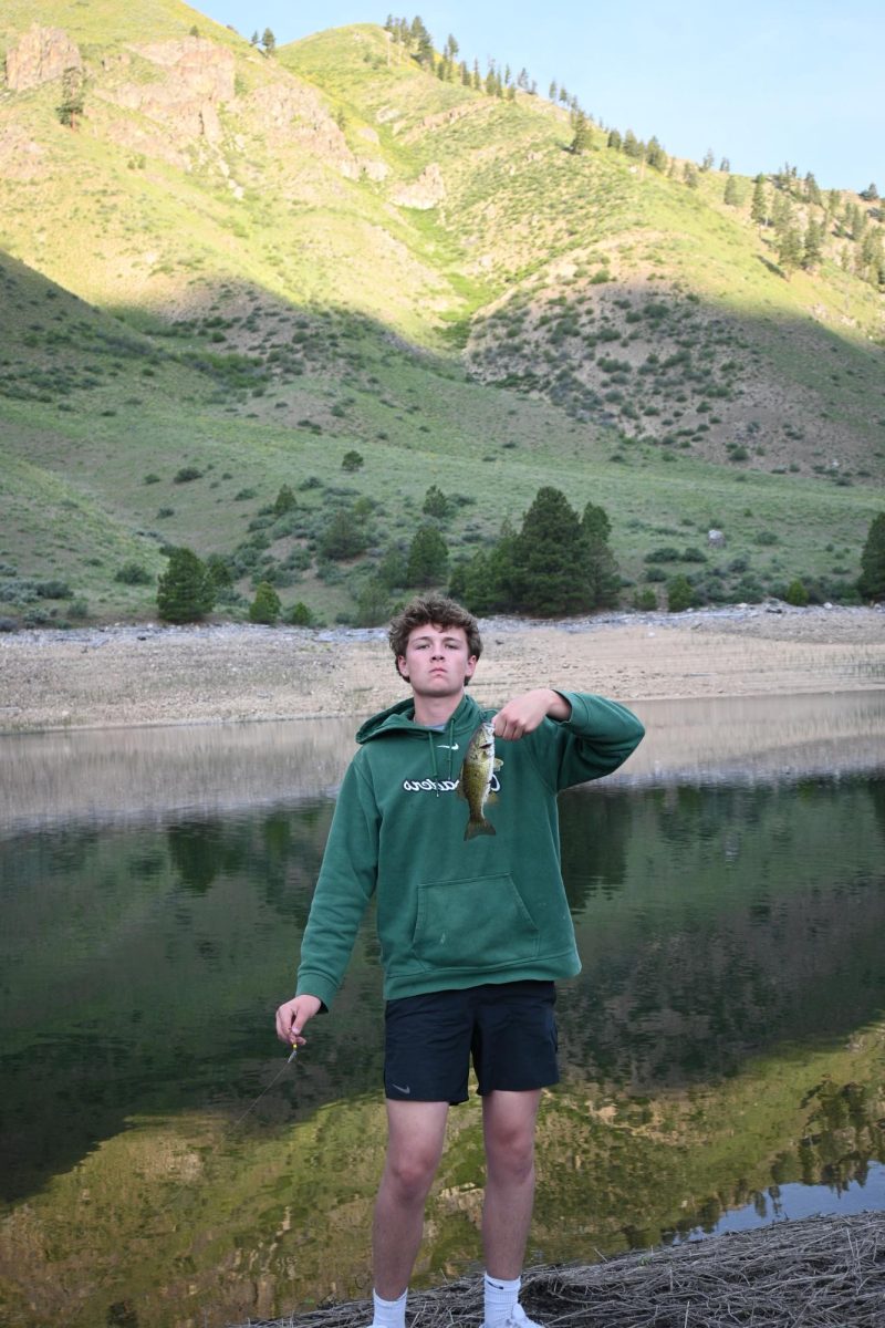 Junior Drake Strand enjoys camping during Spring Break. During this time he likes to hang out with friends and go fishing. 