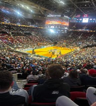 Senior Curtis Hansen was able to attend a March Madness game. He watched BYU versus Texas. Texas beat BYU with a score 79-71.
