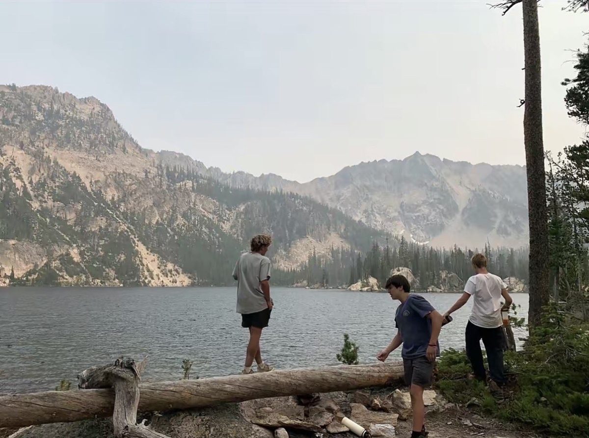 Sophomore Jake Ford and his two sophomore buddies, Dylan Cucciahro and Winston Larsen, visited Stanley, Idaho over the summer to go on a fishing trip. They spent their weekend fishing, going on hikes and swimming in the lake. 