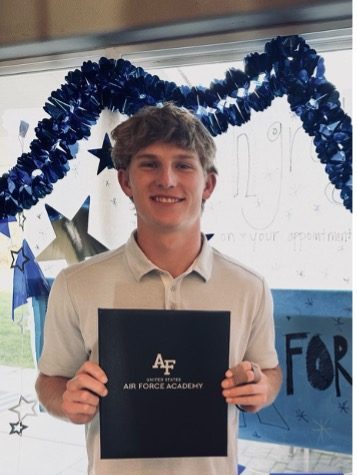 Senior Carter Ditlove will begin his journey outside high school with the U.S. Air Force on June 20, departing for Fort Collins, Colorado, as he trains to become a fighter pilot.