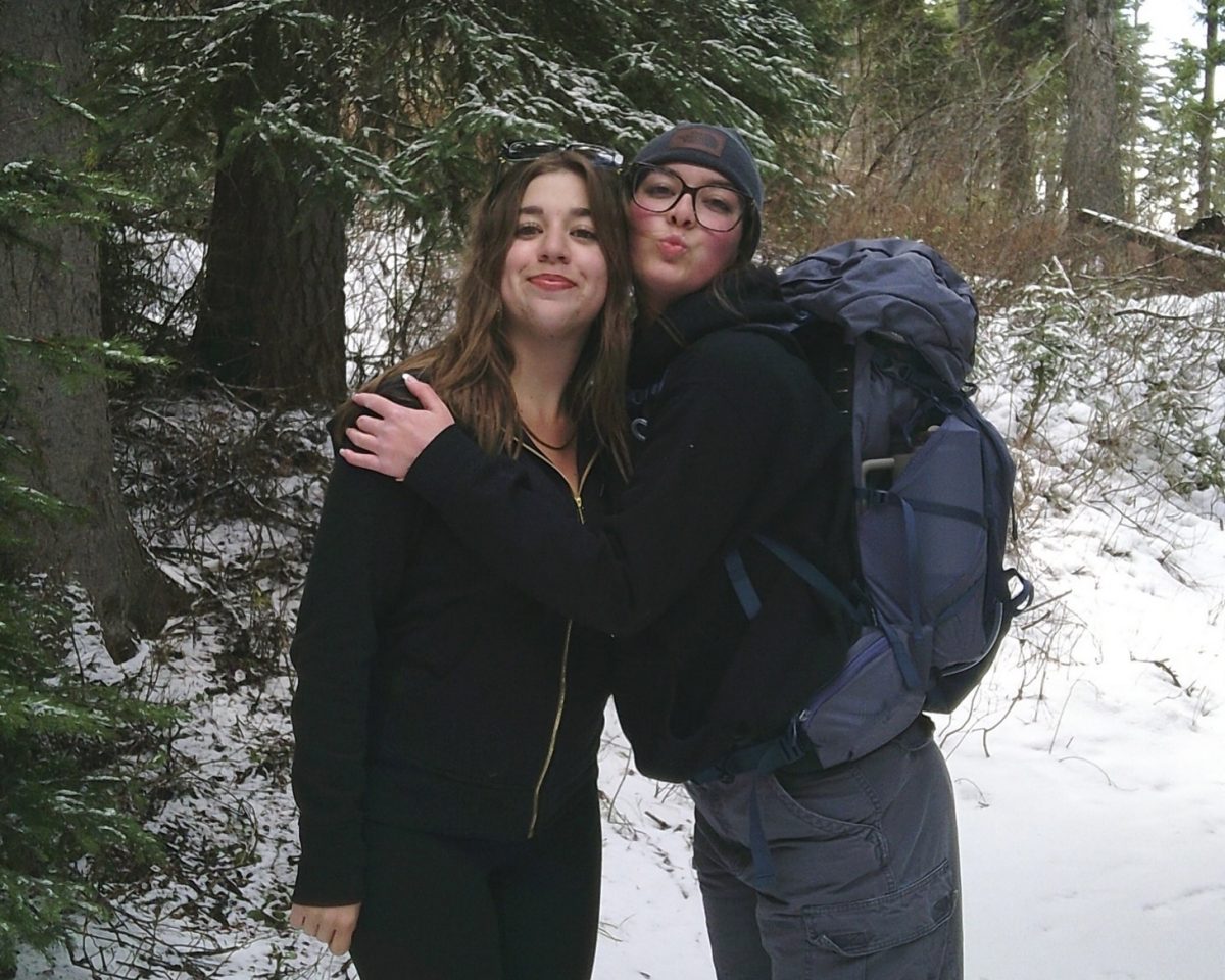 Seniors Bailey Roberts and Meritxell Roda Martinez take a hike in the mountains by Bogus Basin on their senior skip day. With the final days of their high school expierience coming to a close, they look to spend as much time as possible with friends before leaving for college. 